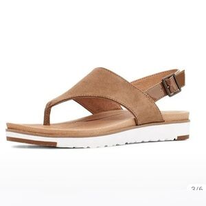 UGG ALESSIA SANDALS. TAN/BROWN.SIZE 6